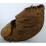 12.5 " TN 35 Roy Sievers Rawlings Trapper Endorsed Baseball Glove Mitt Leather LHT Vintage Personal Model
