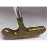 34" 34R Brass Acushnet Bulls Eye Standard Golf Putter RH/LH USA Club