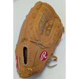 Dale Murphy Rawlings RBG36 Baseball Glove RHT Tan Leather Basket-Web Right Hand Throw