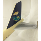 28" Saudi Arabian Airline 1:100 Boeing 747 Airplane Desktop Model Passenger Plane Jet B747-400