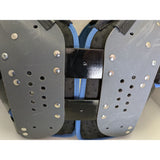 18-19" Large 802657 42-44" Schutt Varsity O2 Pro Football Shoulder Pads Blue/Gray All Purpose