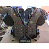 18-19" Large 802657 42-44" Schutt Varsity O2 Pro Football Shoulder Pads Blue/Gray All Purpose