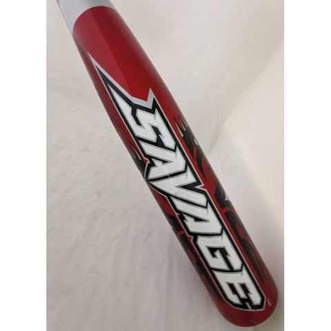 28" 18oz YBSVG2 Savage Rawlings Youth Little League Oversize Barrel Red Baseball Bat Metal 28/18