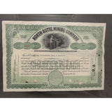 North Butte Mining Company 1912 Stock Certificate A Minnesota Corporation Mines Located in Montana