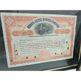 North Butte Mining Company 1912 Stock Certificate A Minnesota Corporation Mines Located in Montana