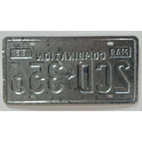 1836 - 1986 2CD 356 Texas Combination Sesquicentennial License Plate Porsche