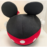 14" Disney Parks Minnie Mouse Plush Ball Round Squishy Red Polka Dots Yellow Shoes Polyester