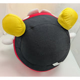 14" Disney Parks Minnie Mouse Plush Ball Round Squishy Red Polka Dots Yellow Shoes Polyester