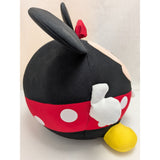 14" Disney Parks Minnie Mouse Plush Ball Round Squishy Red Polka Dots Yellow Shoes Polyester