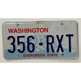 356 RXT Washington License Plate Porsche