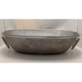 13 QT Guardian Service Ware Hammered Aluminum 19" Oval Roaster Turkey Pan Lid Pot USA XL