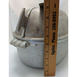 13 QT Guardian Service Ware Hammered Aluminum 19" Oval Roaster Turkey Pan Lid Pot USA XL