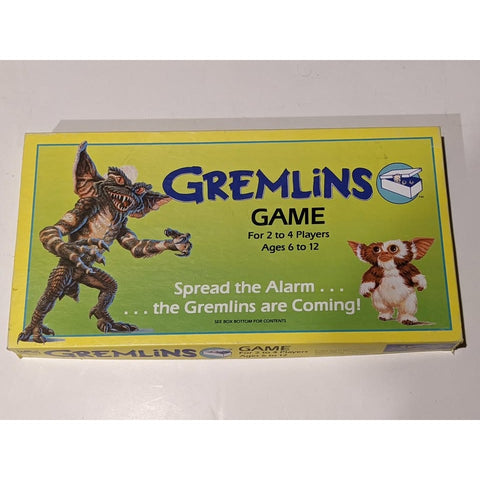 COMPLETE Gremlins Board Game For 2-4 Players Ages 6-12 Vintage 1984 Box