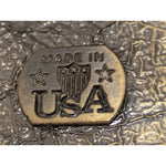 3 USA Michelin Tire Man Belt Buckle Great American Earthmover Running Bibendum