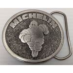 3 USA Michelin Tire Man Belt Buckle Great American Earthmover Running Bibendum