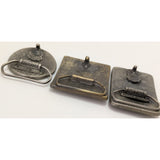 3 USA Michelin Tire Man Belt Buckle Great American Earthmover Running Bibendum