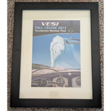 Framed 13x16 VESI Fall Cruise 2012 VW Yellowstone National Park Print Volkswagen Idaho Club