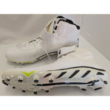 AS-IS 17 Men's Under Armour White Spine Nitro Football Cleats UA 1252686-100 Synthetic Shoes
