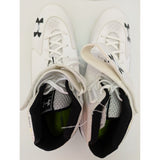 AS-IS 17 Men's Under Armour White Spine Nitro Football Cleats UA 1252686-100 Synthetic Shoes