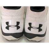 AS-IS 17 Men's Under Armour White Spine Nitro Football Cleats UA 1252686-100 Synthetic Shoes