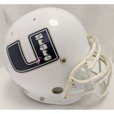 Display Costume Replica Vintage Schutt White U Utah State Football Helmet NCAA Standard All-American