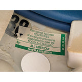 Display Costume Replica Vintage Schutt White U Utah State Football Helmet NCAA Standard All-American