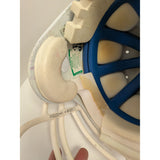 Display Costume Replica Vintage Schutt White U Utah State Football Helmet NCAA Standard All-American