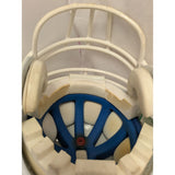 Display Costume Replica Vintage Schutt White U Utah State Football Helmet NCAA Standard All-American