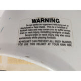 Display Costume Replica Vintage Schutt White U Utah State Football Helmet NCAA Standard All-American