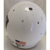 Display Costume Replica Vintage Schutt White U Utah State Football Helmet NCAA Standard All-American