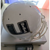 Display Costume Replica Vintage Schutt White U Utah State Football Helmet NCAA Standard All-American