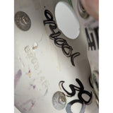 Display Costume Replica Vintage Schutt White U Utah State Football Helmet NCAA Standard All-American