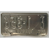 1966 TL 1 356 Oregon License Plate Porsche DEC.