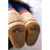 12" Signed Inupiat Handmade Eskimo Inuit Doll Native Alaskan Elizabeth Driggs Vintage Yupik
