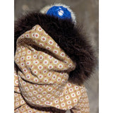 12" Signed Inupiat Handmade Eskimo Inuit Doll Native Alaskan Elizabeth Driggs Vintage Yupik
