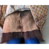 12" Signed Inupiat Handmade Eskimo Inuit Doll Native Alaskan Elizabeth Driggs Vintage Yupik