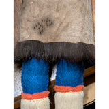 12" Signed Inupiat Handmade Eskimo Inuit Doll Native Alaskan Elizabeth Driggs Vintage Yupik