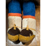 12" Signed Inupiat Handmade Eskimo Inuit Doll Native Alaskan Elizabeth Driggs Vintage Yupik