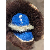 12" Signed Inupiat Handmade Eskimo Inuit Doll Native Alaskan Elizabeth Driggs Vintage Yupik