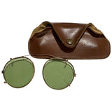 Ray-Ban USA B&L 1/10 12k GF GOLD FILLED Bausch Lomb CLIP-ON SUNGLASSES Vintage