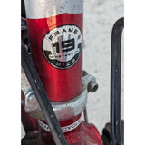 Giant Boulder SE Mountain Red Silver Bike Shimano 7-Speed Aluminum 6061 Aluxx Bicycle