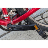 Giant Boulder SE Mountain Red Silver Bike Shimano 7-Speed Aluminum 6061 Aluxx Bicycle