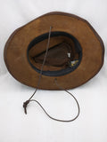 SOLD!!! Henschel Leather OutBack Hat. MEDIUM. Made in USA. Old West H1H.