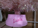 32 in pink Barbie Christmas Tree sparkles with stand.