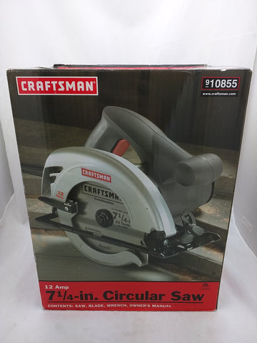 NEW! Craftsman Circular Saw 12 Amp 7-1/4-inch Electric Power Tool Bevel Angle 0-45° with blade