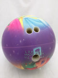 Disney Princesses LE 8.65 LB Bowling Ball Cinderella Snow White Ariel VIZ-A-BALL Pre-owned Drilled