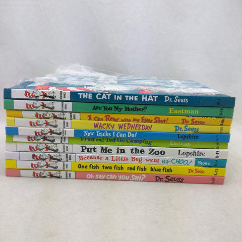 10 Beginner Books Dr Seuss Book Large Logo $8.99 Retail Version I Can Read It All By Myself