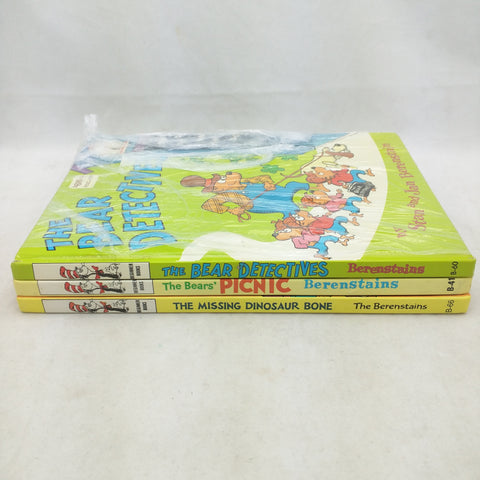 3 Berenstain Bears Beginner Books Dr Seuss Book Large Logo Early 1980's Version I Can Read It All By Myself