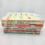 AS-IS 10 Beginner Books Dr Seuss Book Large Logo Early 1960's-70s Matte Finish Version I Can Read It All By Myself