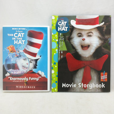 The Cat in the Hat DVD & Movie Storybook Dr Seuss Book